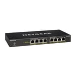 NETGEAR PoE Switch 8 Port Gigabit Ethernet Unmanaged Network Switch (GS308PP) - with 8 x PoE+ @ 83W, Desktop or Wall Mount