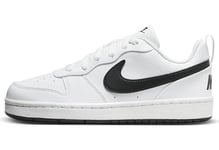 Nike Court Borough Low Recraft Sneaker, White/Black, 3.5 UK