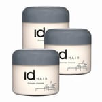 3-pack ID Hair Extreme Titanium Wax 100ml