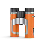 GoView ZOOMR 8x26 Small Lightweight Binoculars (8X Magnesium Case, Includes Smartphone Adapter and Accessories) Sunset Orange