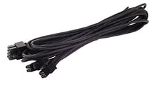 SilverStone SST-PP06B-EPS55 - 55cm EPS/ATX 8pin(4+4) Cable PSU manchonné, noir
