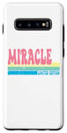 Galaxy S10+ MIRACLE Name Personalized Cute Idea Groovy Women MIRACLE Case