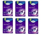 72 Tena Discreet Maxi Nuit assorbenti Féminin Fuites Urinaires Nuit 6X12