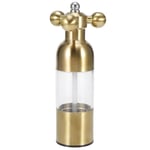 Pepper Grinder Salt Shaker Home Stainless Steel Salt Pepper Grinders Set(Gold)