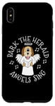 iPhone XS Max Bark The Herald Angels Sing, Christmas Dog Carol Singer Case