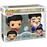 - One Piece 2 pack Luffy & Foxy POP-figur