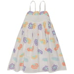 Stella McCartney Kids Broderad Klänning Elfenbensvit |  | 3 years