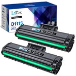 LxTek Purify D111L D111S Compatible Toner Cartridges Replacement for Samsung D111S MLT-D111S for Xpress SL M2026 M2026W M2020 M2020W M2022 M2022W M2021 M2021W M2078W M2070 M2070W M2070FW (2Black)