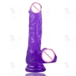 LCC® kvinnlig dildo klar kristall vuxen dildo kvinnlig sexleksaker masturbator massagestav 22*17,5*4,5 cm