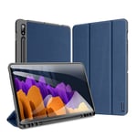 Dux Ducis Domo Etui for Samsung Galaxy Tab S7 Plus/S8 Plus - Blå