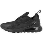 Nike Mens Air Max 270 Trainers, Black/Black - Size UK 7