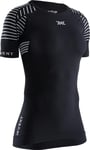 X-Bionic Invent 4.0 T-Shirt Maillot de Compression Manches Courtes Femme, Opal Black/Arctic White, FR : M (Taille Fabricant : M)