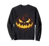 Scary Pumpkin Face - The Ultimate Halloween Design Sweatshirt