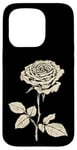 Coque pour iPhone 15 Pro Vintage Botanique Rose Fleur Fille Mignon Floral Plant Mom