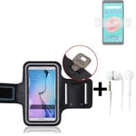 For ZTE Blade A3Y Neoprene armband + EARPHONES sports jogging running case