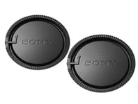 2 x Rear Lens Caps Covers for Sony Alpha A Mount Lenses SONY logo - UK STOCK