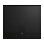 Table de cuisson à induction - BEKO - 8 inducteurs + 1 zone flexible - 60 cm - HII68811NT