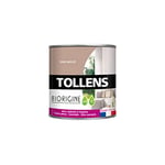 Tollens Peinture Couleurs Haute Performance à Base de Résine Biosourcée Pour Murs, Plafonds, Boiseries - Velours Terre Brulée - 0,5L = 6m2