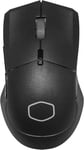 Cooler Master MM311 Wireless Souris Gaming sans Fil, Légère 77g, Capteur Optique 10000 DPI, 5 Boutons Programmables, Patins Améliorés en PTFE, MasterPlus+ (PC Uniquement), Forme Symétrique - Noir