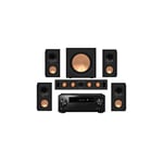 Pioneer VSX-534D / Klipsch R-50M 5.1 Pakke med receiver og høyttalere - Sort