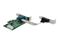 StarTech.com Carte série PCI Express à 2 ports RS232 avec UART 16950 - Compatible Windows et Linux - 921.4 Kbps (PEX1S953LP) (PEX2S953LP) - Adaptateur série - PCIe profil bas - RS-232 x 2