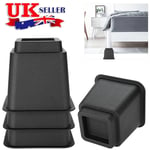 Set Of 4 Black Furniture Raiser Bed Sofa Riser Lift Beds Sofas And Chair UK