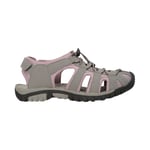 Mountain Warehouse Womens/Ladies Trek Sandals (Pink) - Khaki material_Synthetic - Size UK 8