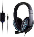 USB Gaming Headset with Microphone for PC Laptop PS-4 Xbox One Headphones LED