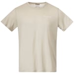 Bergans Men's Rabot Emblem Wool Tee Chalk Sand, XXL