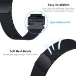 Fitbit Inspire 3 Armband Milanese Loop, svart