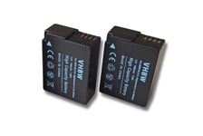 2x Battery for Sigma DP1Q DP2Q DP0 Quattro DP1 Quattro DP2 Quattro DP3Q 1000mAh