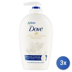 3x Dove Savon 250 Ml. Hydratante Nutrimento Fabriqué en Italie