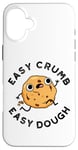 Coque pour iPhone 16 Plus Easy Crumb Easy Pâte à biscuits amusante