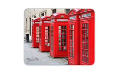 London Red Telephone Box Mouse Mat Pad - Iconic Fun Gift Computer #14477