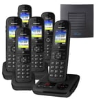 Panasonic KX-TGH726EB Sextet Cordless Telephone with Long Range