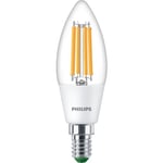 10 st Master Ultra Efficient LED Candle 2,3W 827 485 lm E14, klar