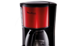 Moulinex Subito, Kaffebrygger (drypp), 1,25 l, Malt kaffe, Sort, Rød