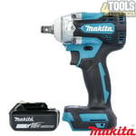 Makita DTW300Z 18V 1/2" LXT Brushless Impact Wrench With 1 x 6.0Ah Battery