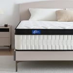 slily Matelas 180x200 26cm epaisseur Matelas 180x200 Ressort ensachés- Soutien Ergonomique 7 Zones,H4 Dureté Moyenne,Respirantt,Mousse à Mémoire de Forme Haute Densité,Matelas de lit d'adulte