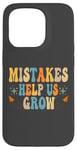 Coque pour iPhone 15 Pro Groovy Growth Mindset Positive Retro Teachers Retournent à l'école