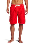 Kanu Surf Men's Barracuda Extended Size Swim Trunk, Red, 2X