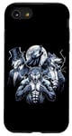 Coque pour iPhone SE (2020) / 7 / 8 Loup Alpha Loup-garou Meme Male Art Artwork Werewolf Wolf