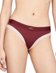 Tommy Hilfiger Womens UW0UW04813 TH Established Brief - Red - Size 8 UK