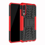 Huawei P20 Pro      Heavy Duty Case    Red