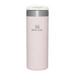 Stanley Aerolight Transit Mug Isotherme Café 0.47L - 6 Heures Chaud - 8 Heures Froid - Couvercle Étanche et Blocable - Thermos - Lavable au Lave-Vaisselle - Rose Quartz