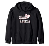 Ice Hockey Abuela Family Hockey Player Men Women Xmas Zip Hoodie