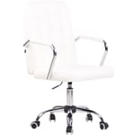 CLP - Fauteuil directionnel assis confortablement rembourré et matelassé dans diverses couleurs colore : Blanc