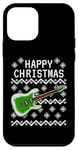 Coque pour iPhone 12 mini Guitare de Noël moche guitare électrique musicien