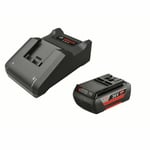 Uppsättning laddare och uppladdningsbara batterier BOSCH Starter Set Litio Ion 2 Ah 36 V