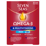 Seven Seas Omega-3 & Multivitamins Man 50+ 30 Day Duo - 30 Capsules & 30 Tablets